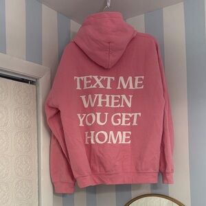 LONELY GHOST Hoodie Text Me When You Get Home